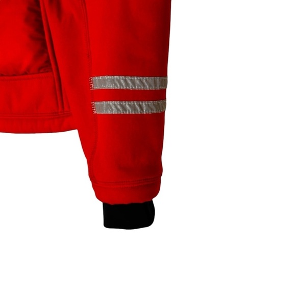 Canada Goose Women's Hybridge Hoodie- Down Filled Polartec Jacket- Red- Small - Picture 9 of 15